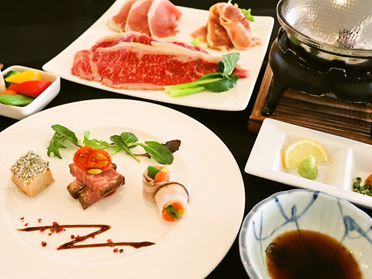 【前菜＆メインは肉料理】黒毛和牛や黒豚を使った前菜としゃぶしゃぶ＆ハーフビュッフェ食べ放題プラン | 【公式】ホテル京セラ - 鹿児島県霧島市 ...